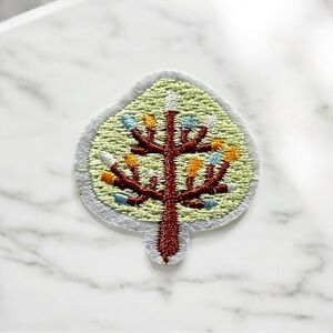 Embroidered Tree Patch